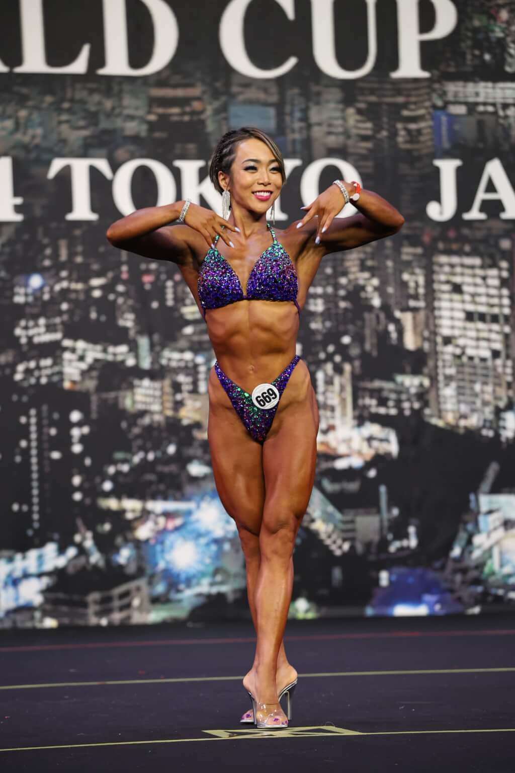 安田千秋選手（世界フィットネス選手権）
