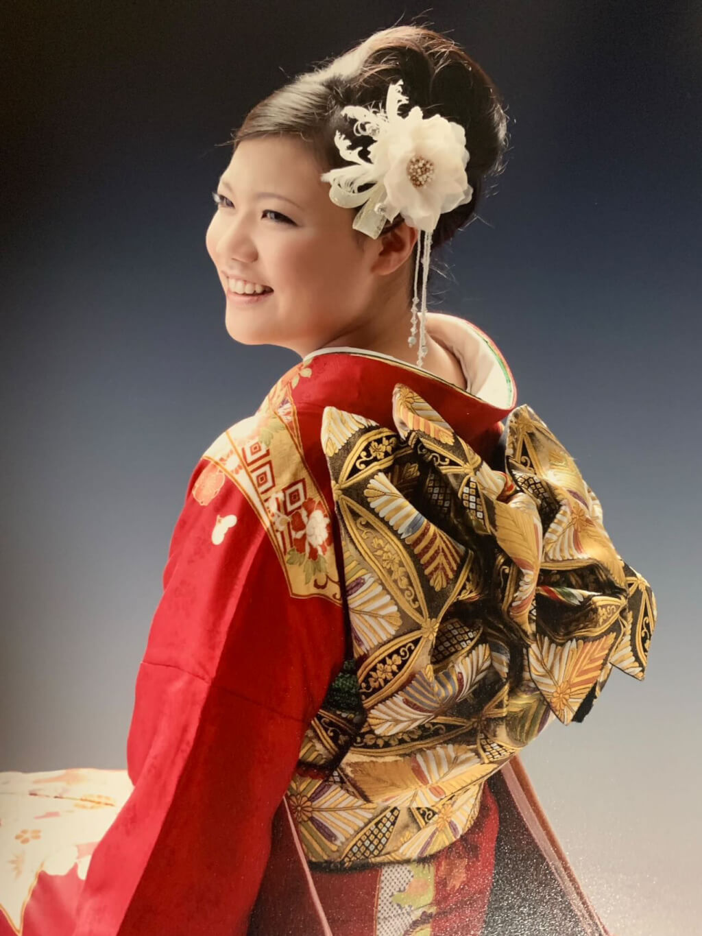片岡さんの成人式のとき。体重は80kgほどあったという
