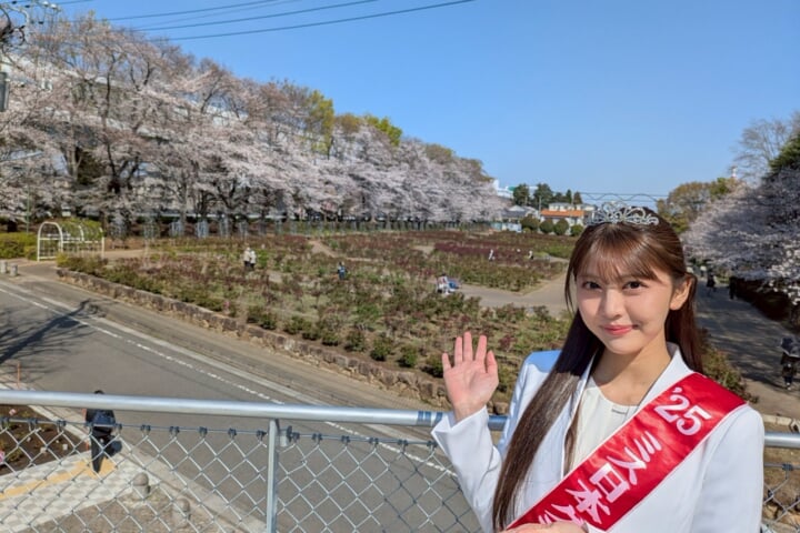 ミス日本グランプリの石川満里奈さん