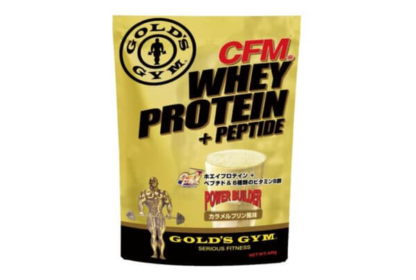 GOLD'S GYM（ゴールドジム）CFM®ホエイプロテインカラメルプリン風味600g