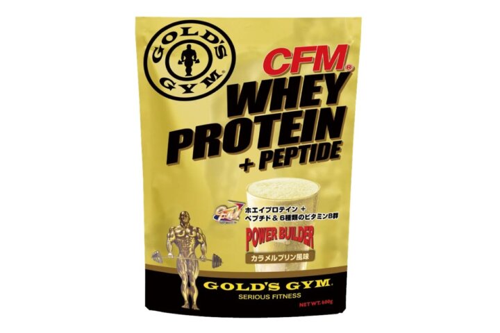 GOLD'S GYM（ゴールドジム）CFM®ホエイプロテインカラメルプリン風味600g