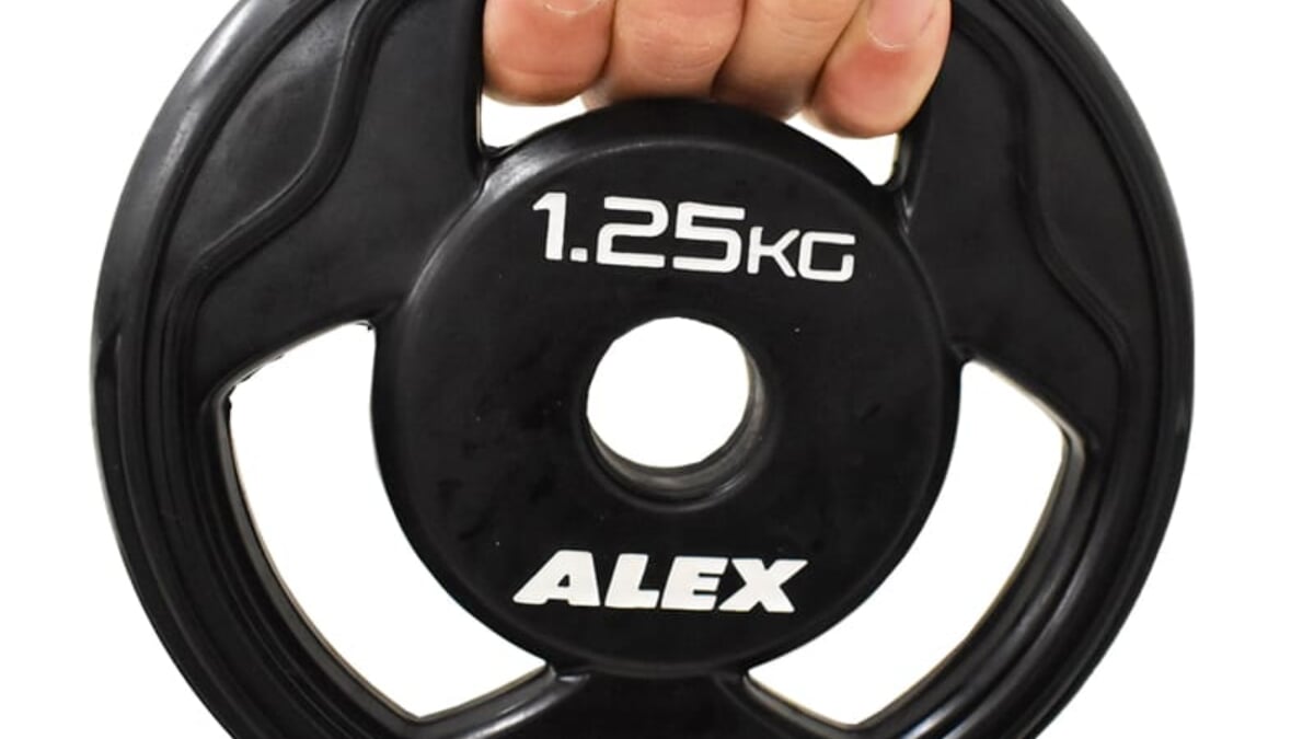 ALEX社製 BPRラバープレート 20kg BPR-20 Φ28mmバーベルプレート