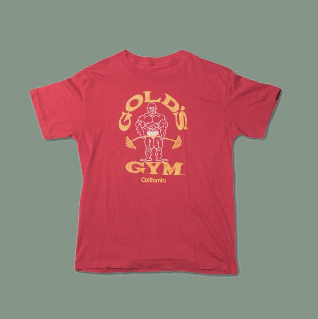 ゴールドジムヴィンテージ大研究vol 05 赤いtシャツ Fitness Love