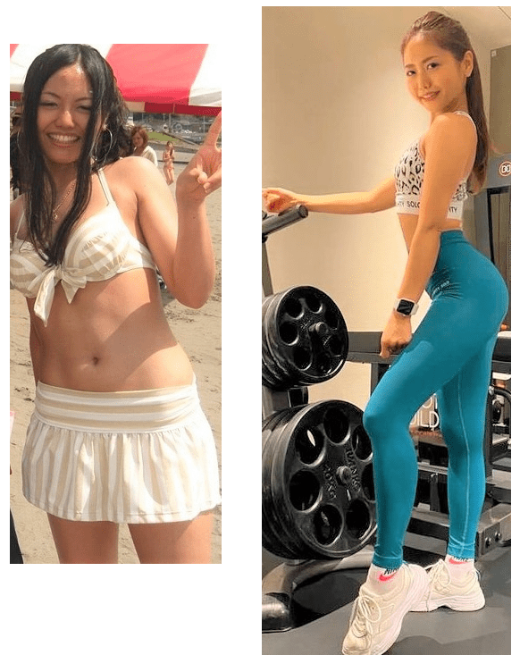 半年で10 痩せた美女の食事 トレーニング法公開 筋トレで大変身 ダイエットビフォーアフター Fitness Love