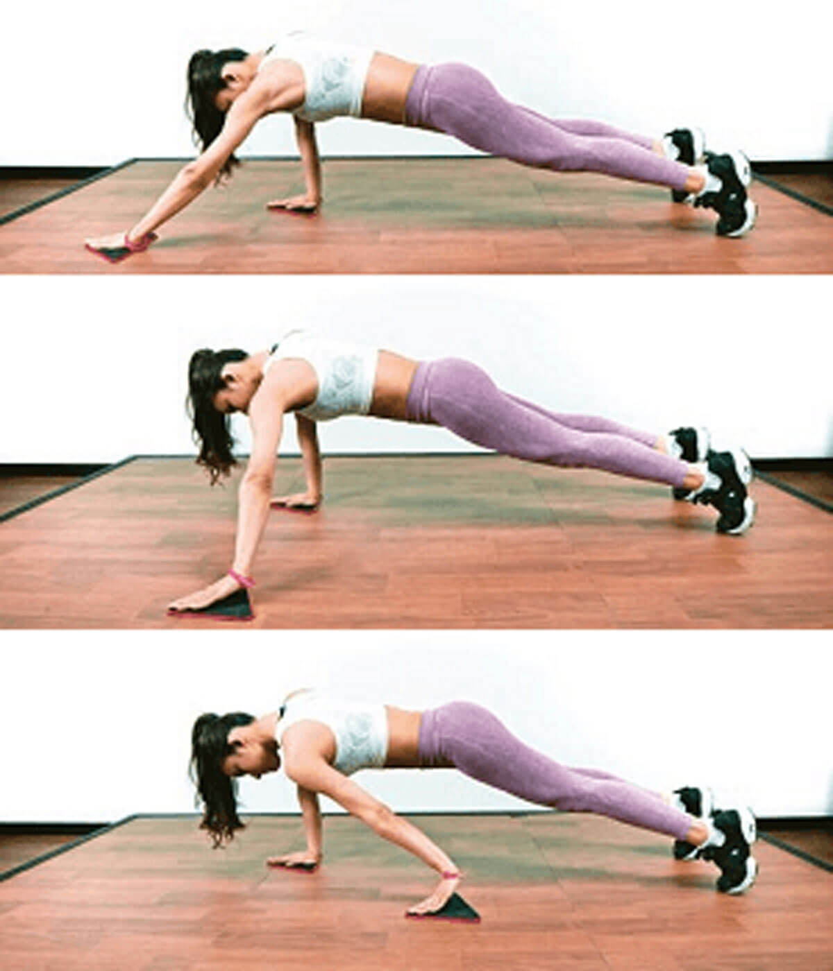 DAY９｜自宅で簡単！ヒップアップに効くトレーニング“プランクタップ”を美尻フィットネストレーナー・岡部友が伝授【9DAYS美尻チャレンジ】