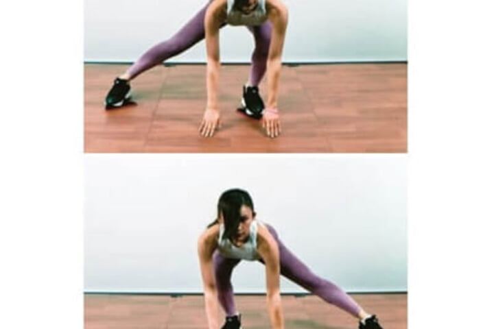 DAY８｜自宅で簡単！ヒップアップに効くトレーニング“サイドジャンプランジ”を美尻フィットネストレーナー・岡部友が伝授【9DAYS美尻チャレンジ】