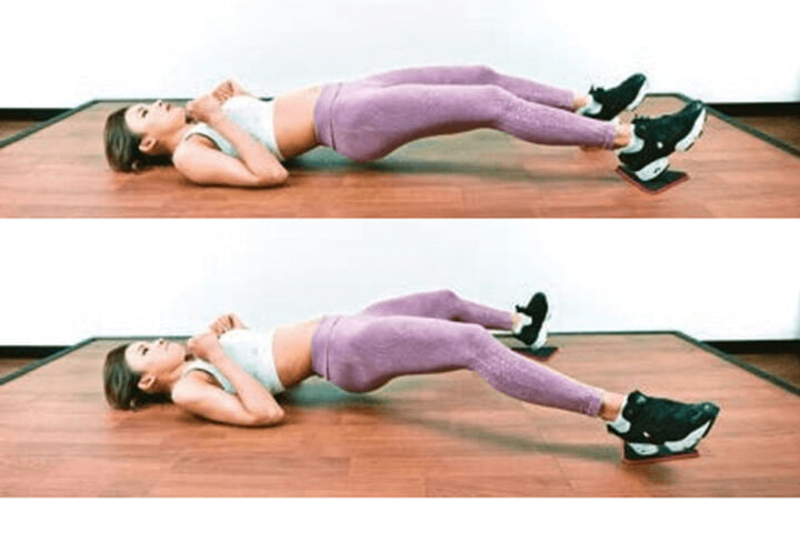 DAY６｜自宅で簡単！ヒップアップに効くトレーニング“スライディングワイパー”を美尻フィットネストレーナー・岡部友が伝授【9DAYS美尻チャレンジ】