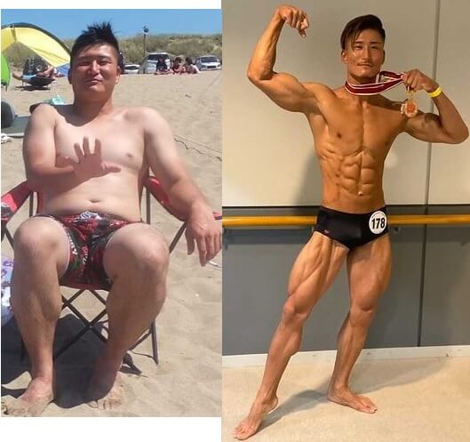 筋トレと愛妻弁当でkg減 その後バキバキに 筋トレで大変身 ビフォーアフター ページ 2 2 Fitness Love