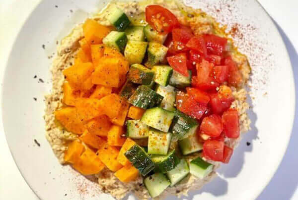 ８kg減量も【筋トレ中におすすめ】タンパク質が摂れる、ミキサーで作るサラダの簡単レシピ