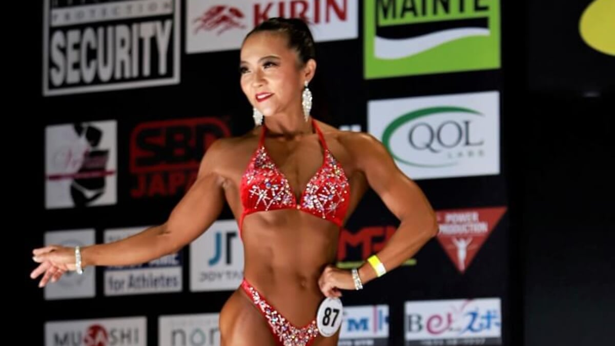 55歳にしてこの美ボディ！ベテラン選手が作り上げる美しい肉体美