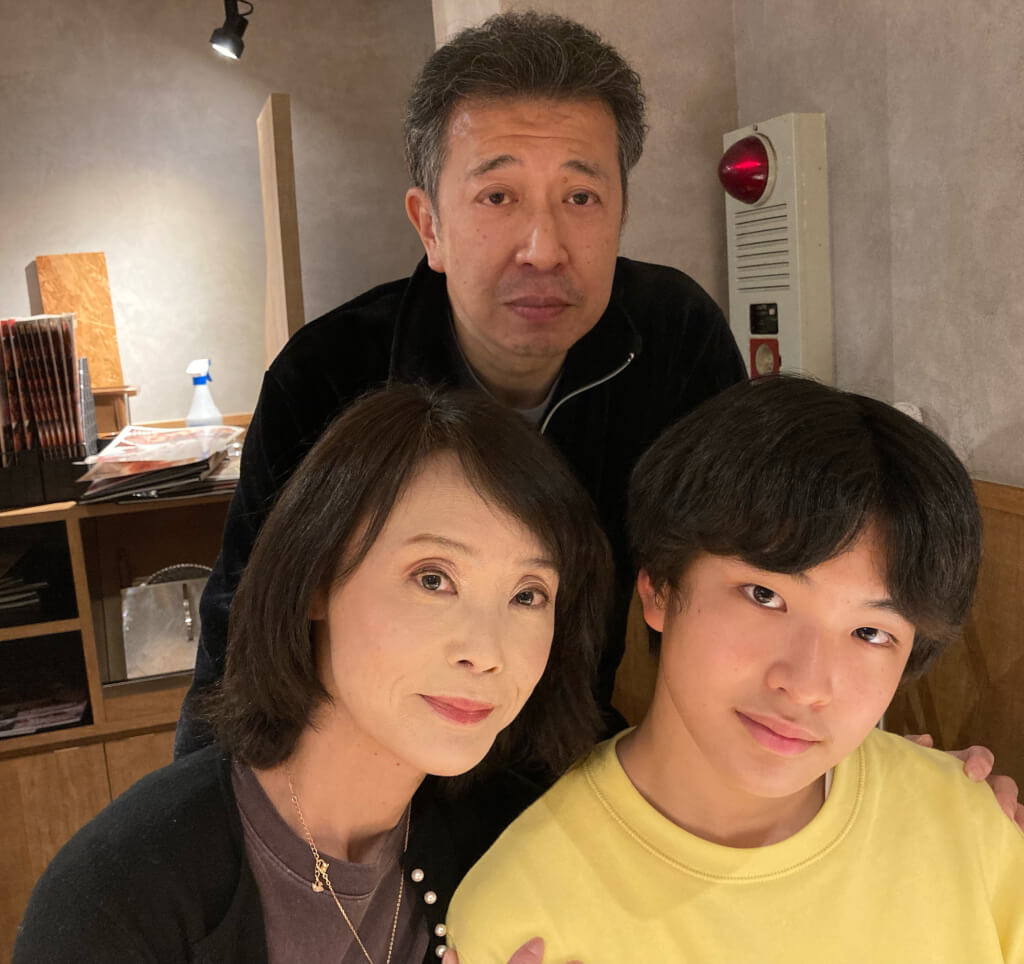 原田一家の家族写真