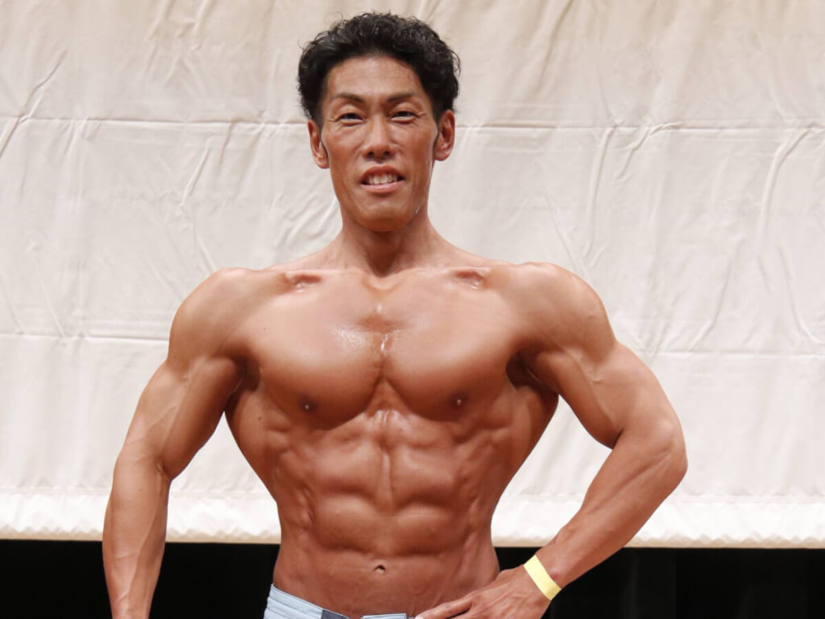 40歳を過ぎてから始めたメンズフィジークで優勝「自慢の腹筋はアブ