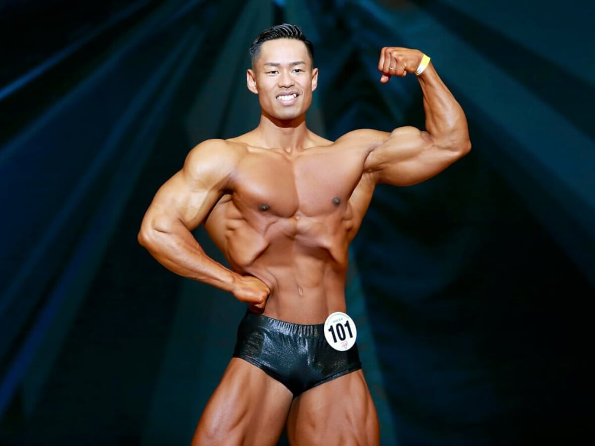 クラシックフィジーク日本一に輝いた喜納穂高の筋骨隆々な肉体美