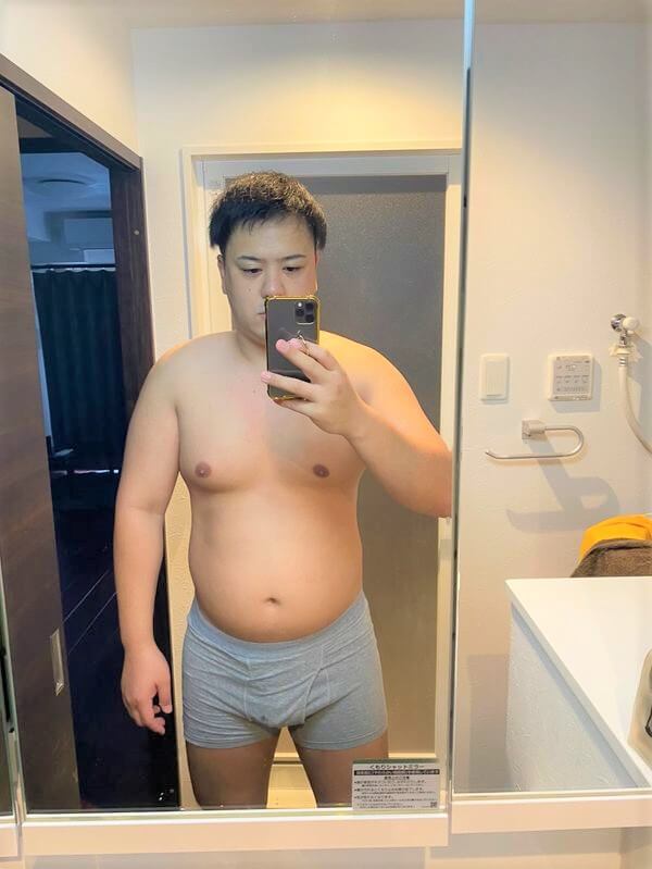 Before 身長178cm 体重103kg