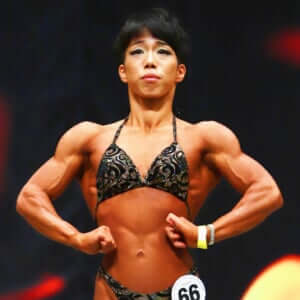 競技2戦目、突如現れた27歳の超新人が日本女子筋肉界のTOP10入り！