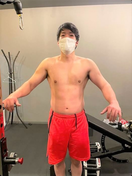 Before2022年４月　身長171cm 体重75kg 体脂肪率24％