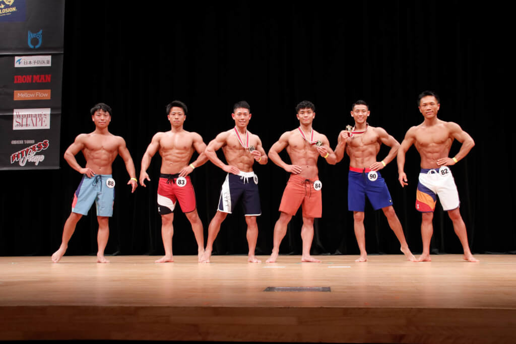 メンズフィジーク新人168cm以下級
