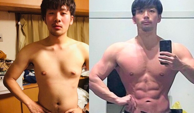 運動経験ゼロから筋トレで別人に