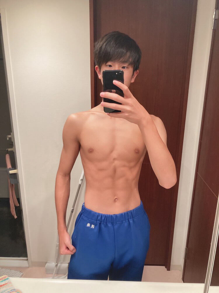 筋トレを始める前の渡邊陽日輝さん
