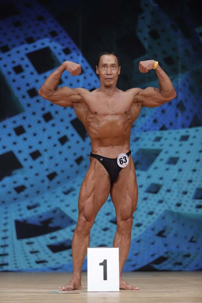 【JBBF 】新階級85歳以上級で87歳・金澤利翼選手が貫録の優勝を飾る=8月27日(日)日本マスターズ大会結果