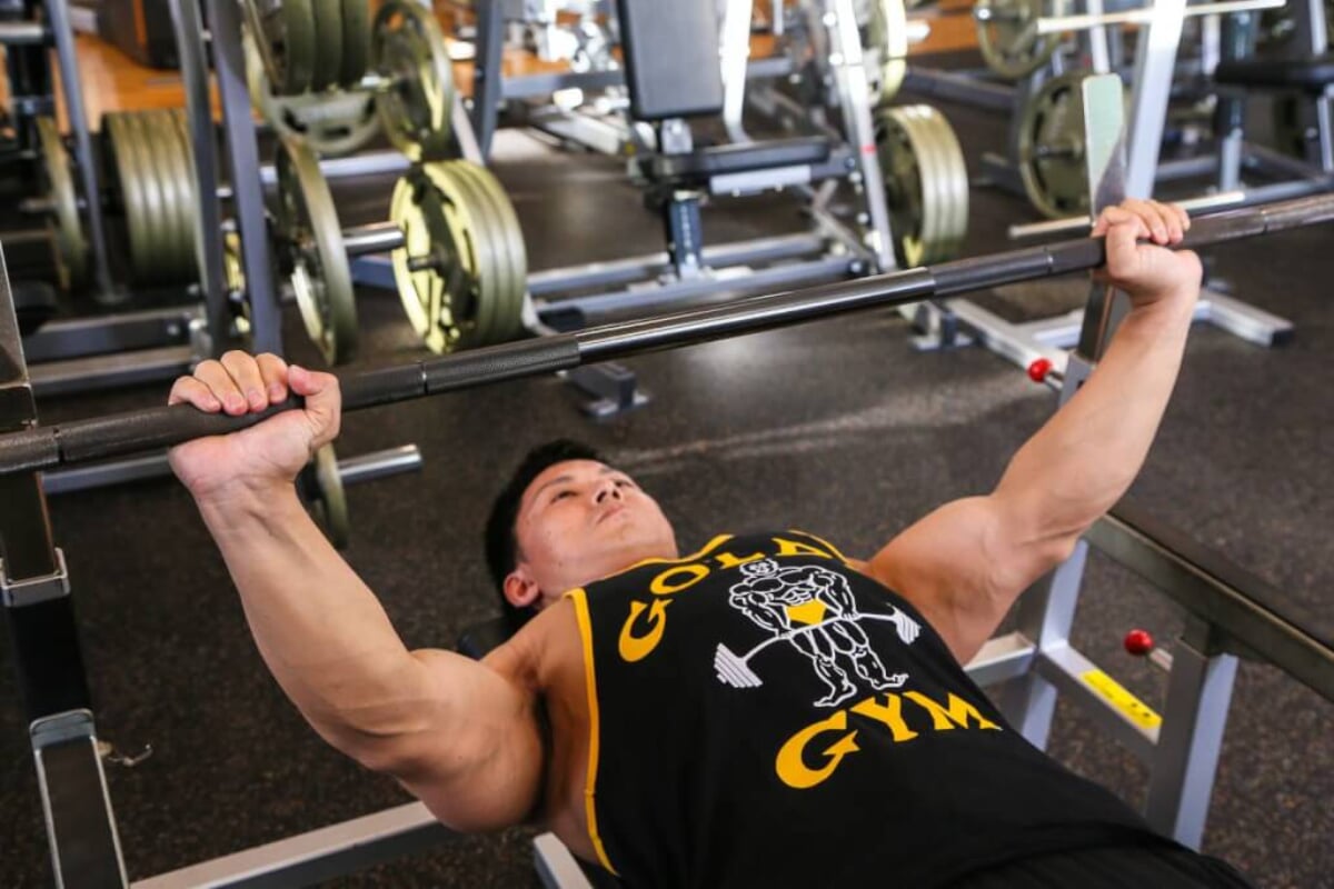 筋トレ1分コラム】ベンチプレスでの1POINTアドバイス！ボディビル世界