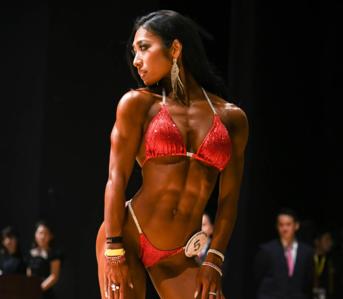 三角ビキニ　フィットネス　大会用 楽天市場】ポージングビキニトップス 三角ビキニ ノンワイヤー