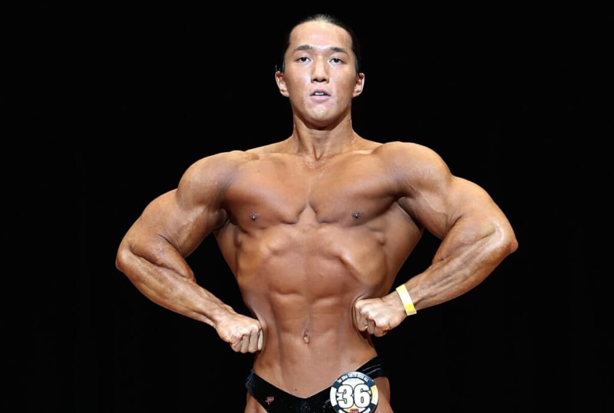 極端なボディービルダー 刈川啓志郎選手（撮影：中島康介