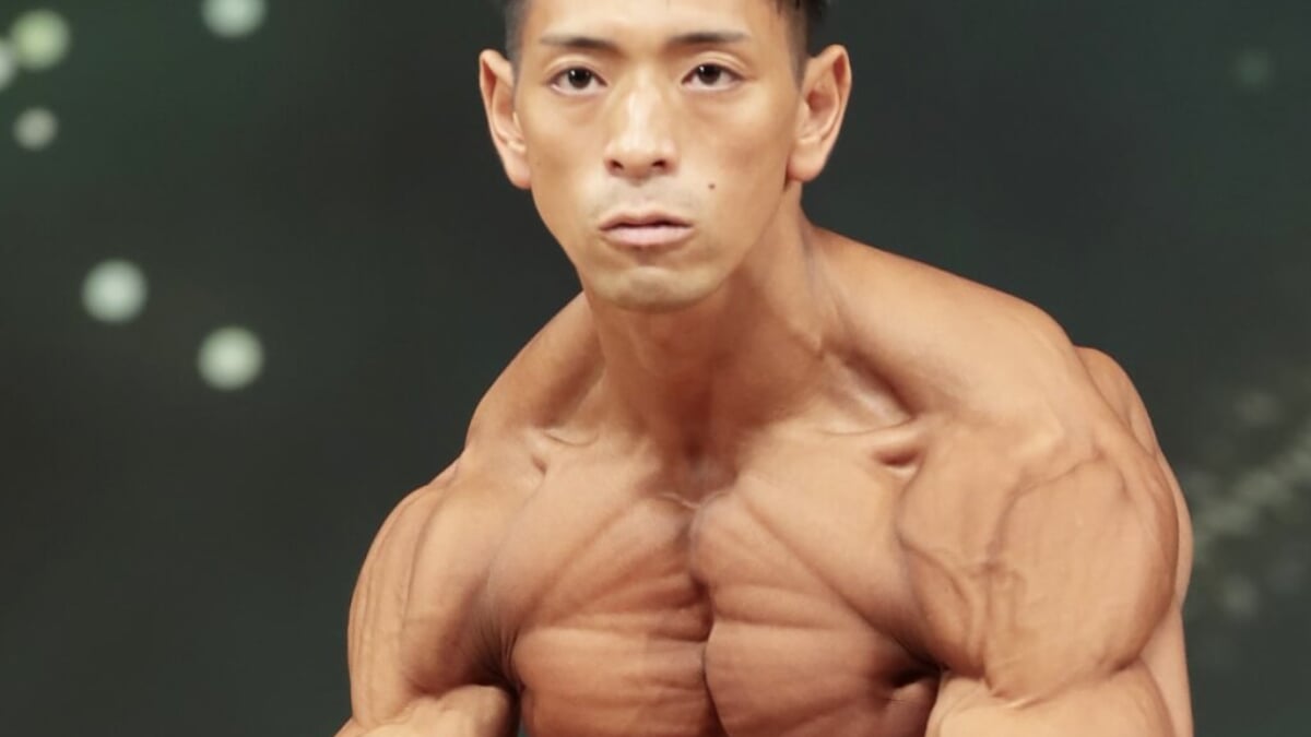 競技歴4年目でベテラン抑えボディビル体重別日本2位 挑戦的バルク