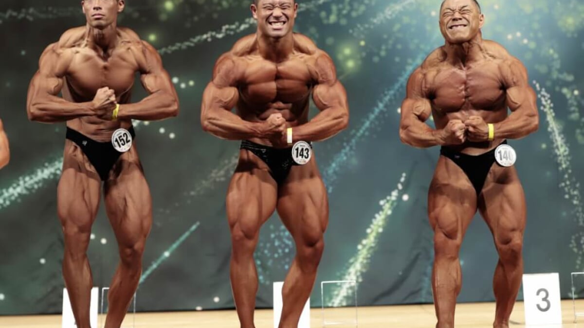 ボディビル体重別日本一決定戦 番狂せと若年層の台頭で、晩夏の気温