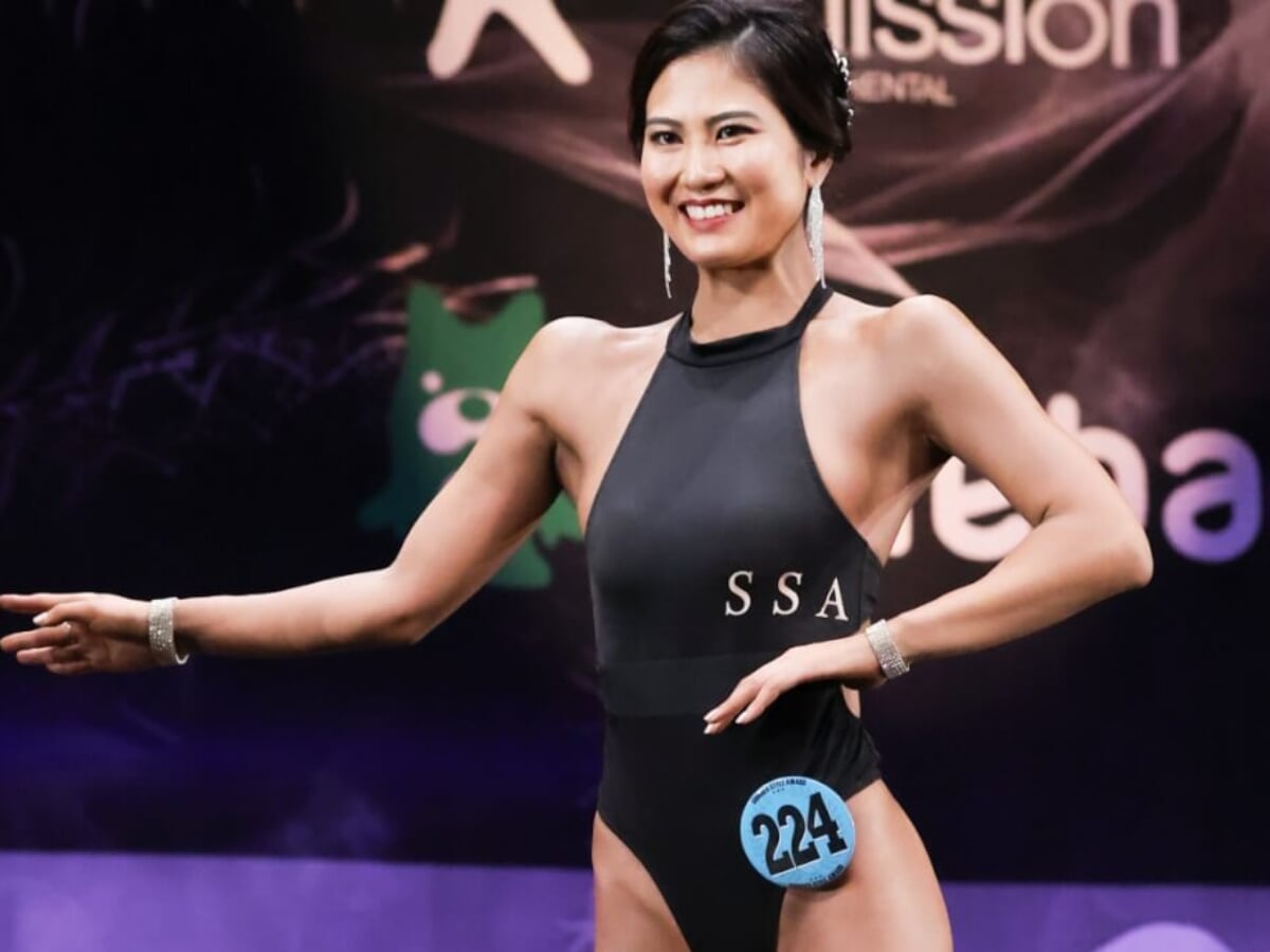 【がんちゃんLOVE ❤】EMS フィットネスクラブがつくった スタイリー 球体ヒップで魅了した28歳がボディコンテスト優勝 減量中でも美味しい