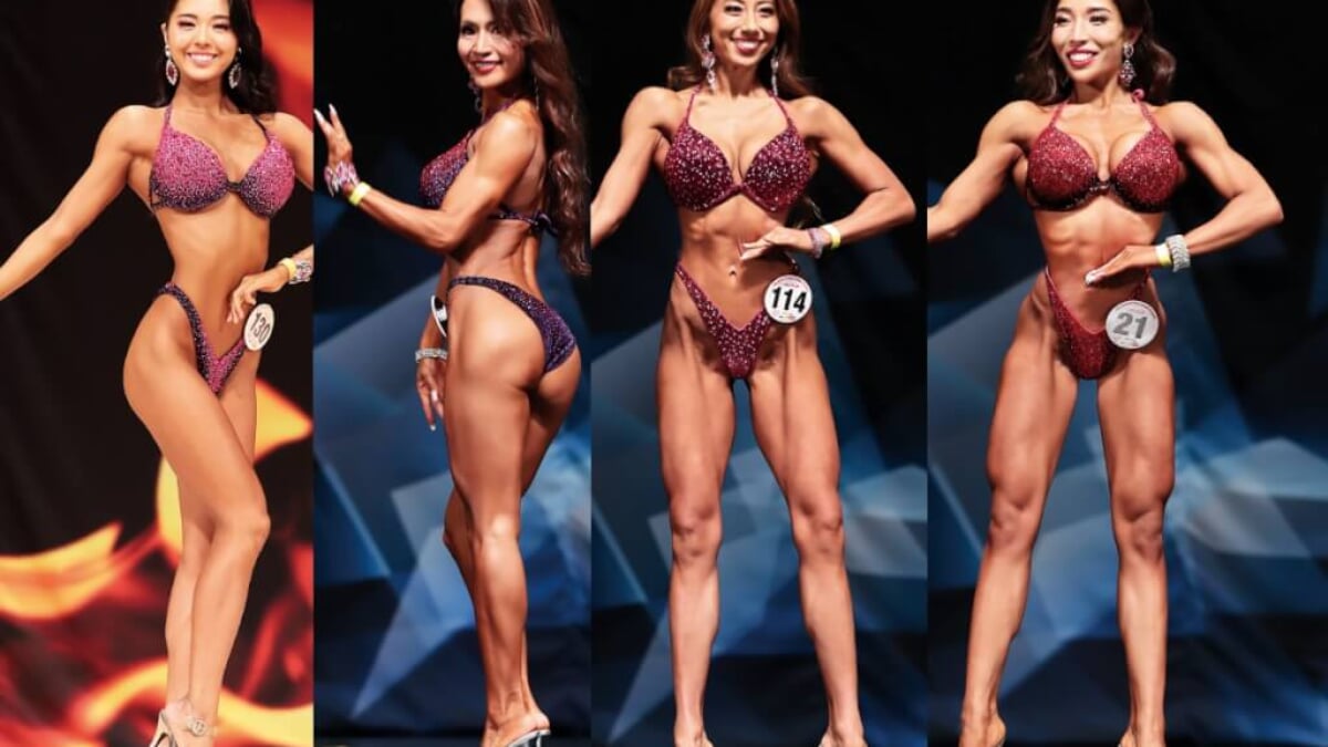 ヨーロッパ製フィットネスビキニ コンテストビキニ 18歳の高校生から絶対女王・安井友梨まで22名一挙紹介 12月18日世界