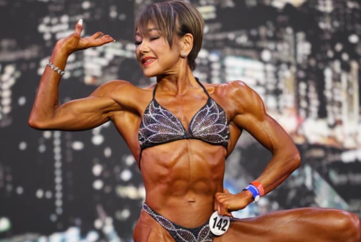 50歳から筋トレ開始」の59歳がコンテスト世界2位 人工股関節の手術を