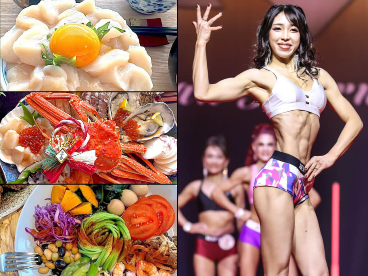 漁師妻」がとれたて海鮮で作った美しいシックスパック 競技1年目で