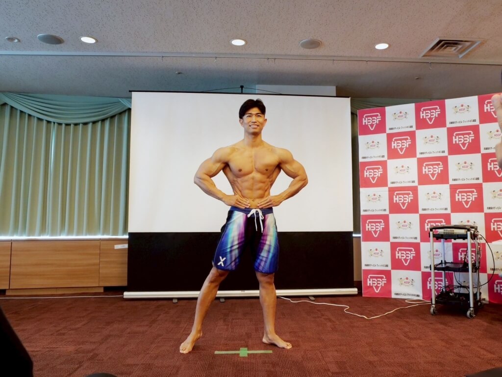 メンズフィジーク：外間博也選手