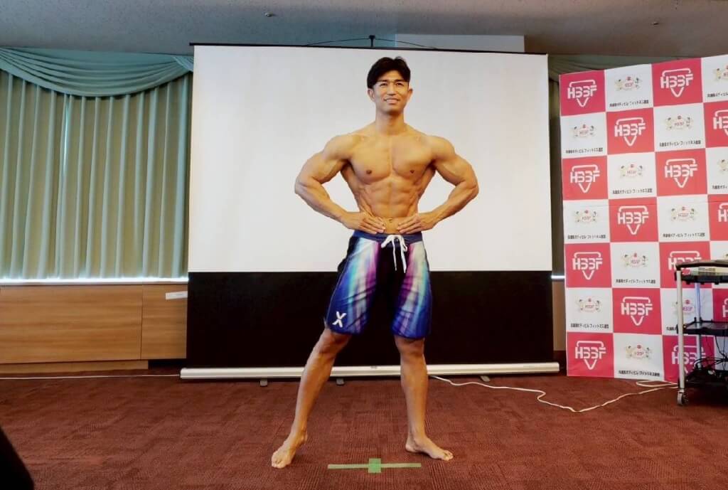 メンズフィジーク：外間博也選手