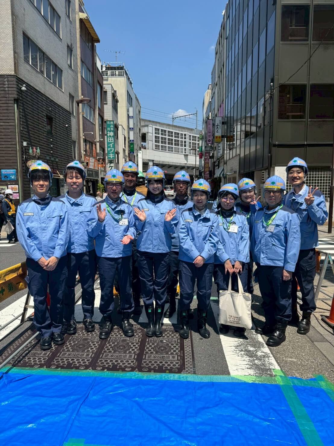 神田下水視察