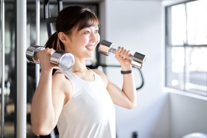 筋トレ女子