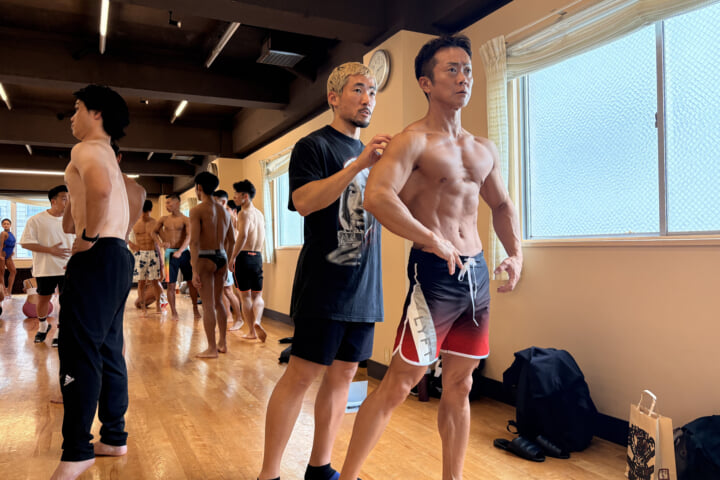 サマスタポージング練習の様子