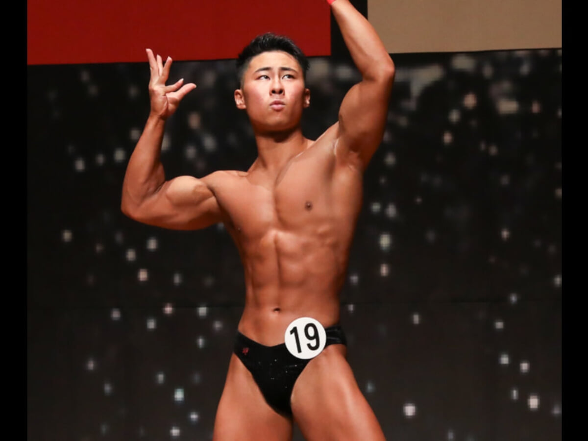 スポーツ選手 GYMPHOTO 2019 Japan Event Final フリーポーズ大好きな19歳がボディビル初挑戦で兵庫県ジュニア2位