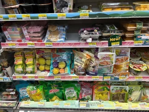 タイの食品コーナー