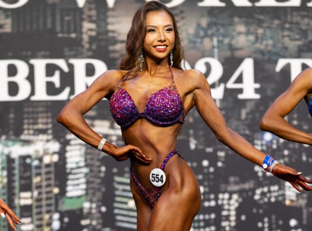 善本富久美選手（12月・IFBB世界フィットネス選手権）