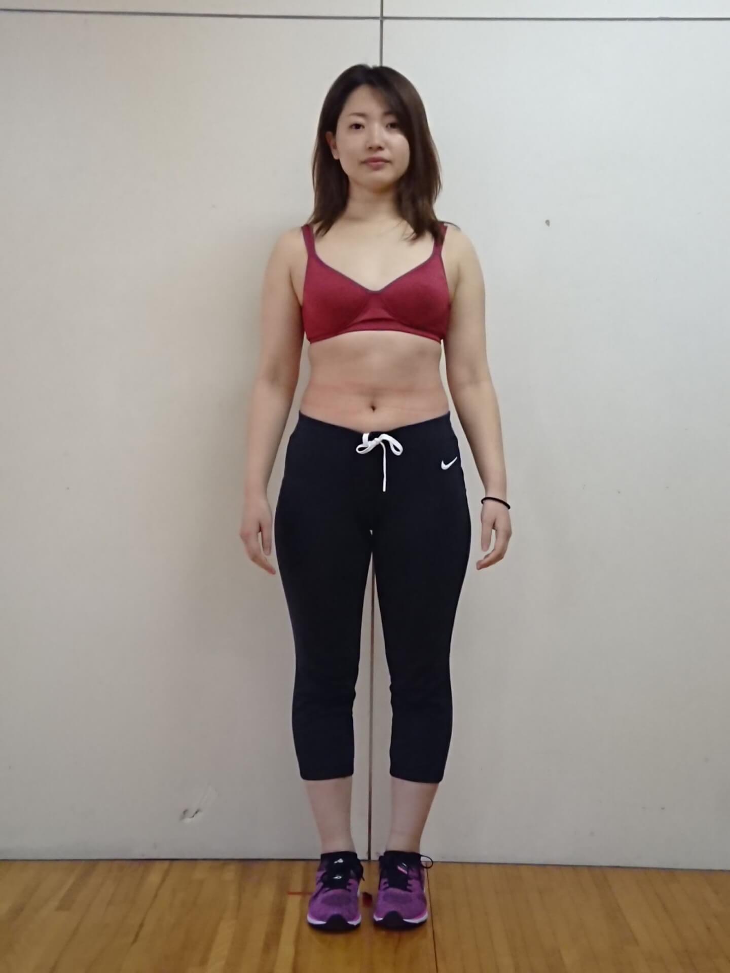 本田有希子さんビフォー エクサイズ入会時2018年4月