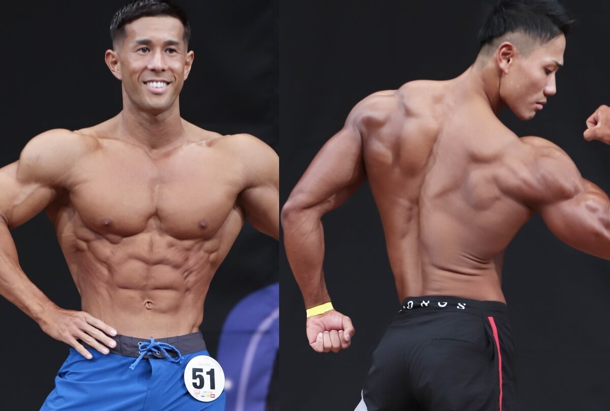 伊吹主税選手（左）、奇埈成選手（右）