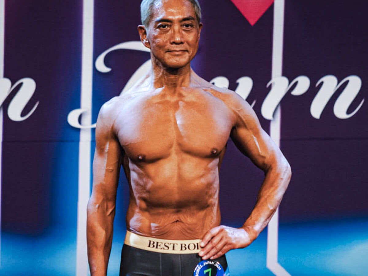 65歳が若々しいキレのある肉体で準グランプリ 年齢に合わせた筋トレ法