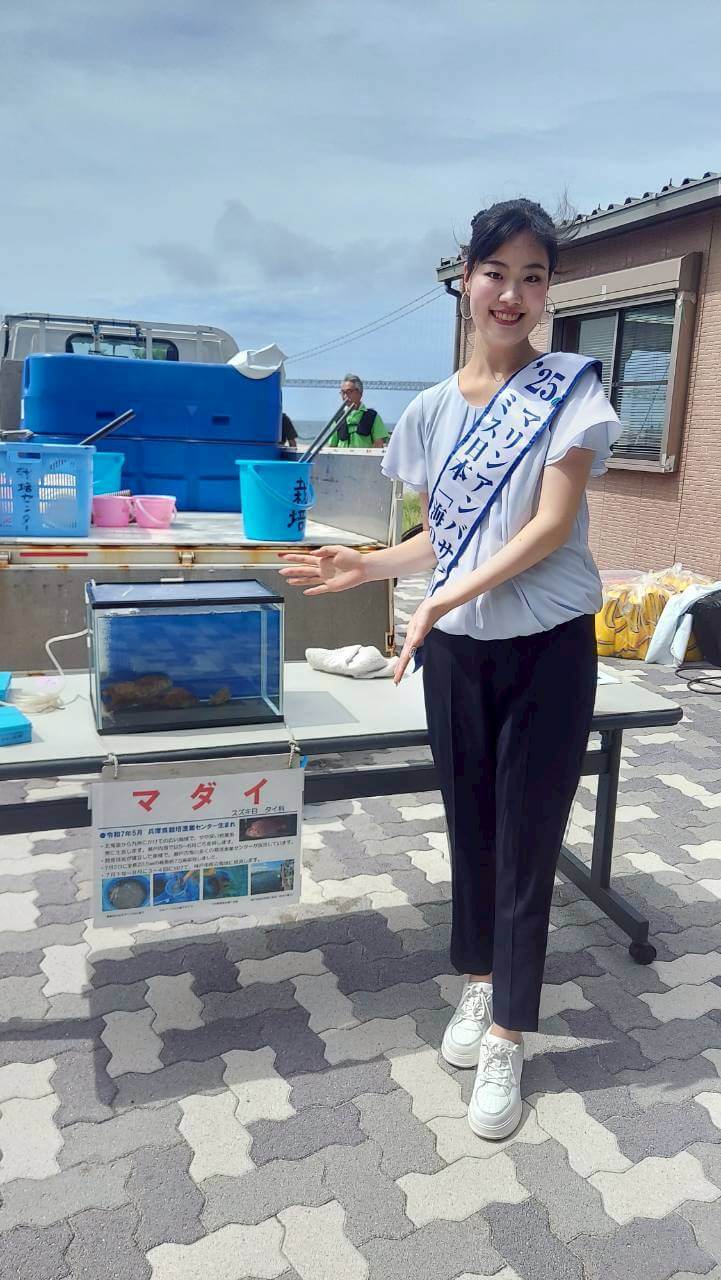ミス日本「海の日」の高橋彩乃さん
