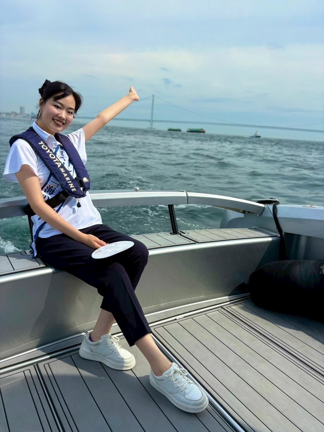 ミス日本「海の日」の高橋彩乃さん