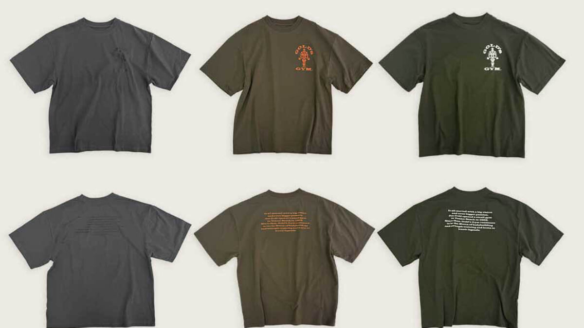 新作完売品 ゴールドジムTシャツ＆パンツ ダークグリーン 新作情報】秋