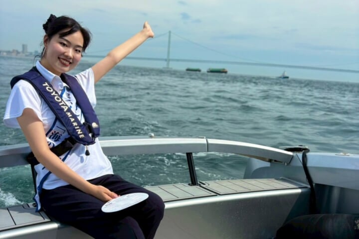 ミス日本「海の日」の高橋彩乃さん