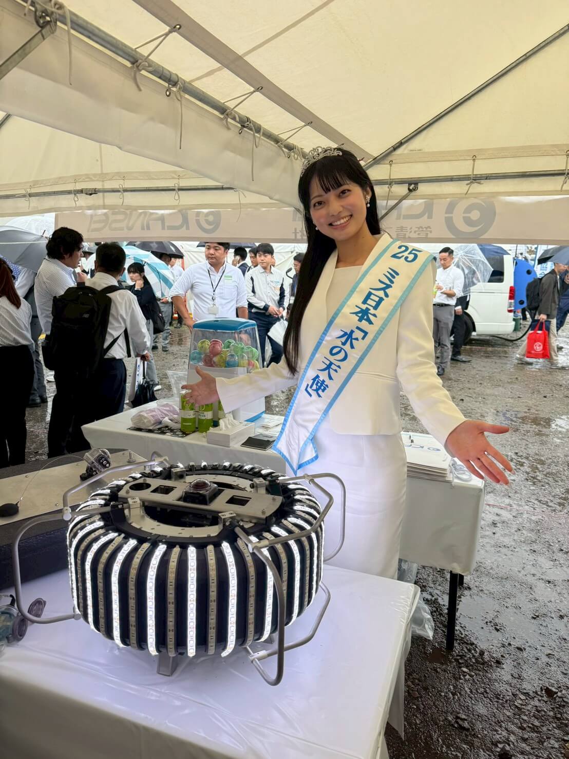 ミス日本「水の天使」の高坂実優さん