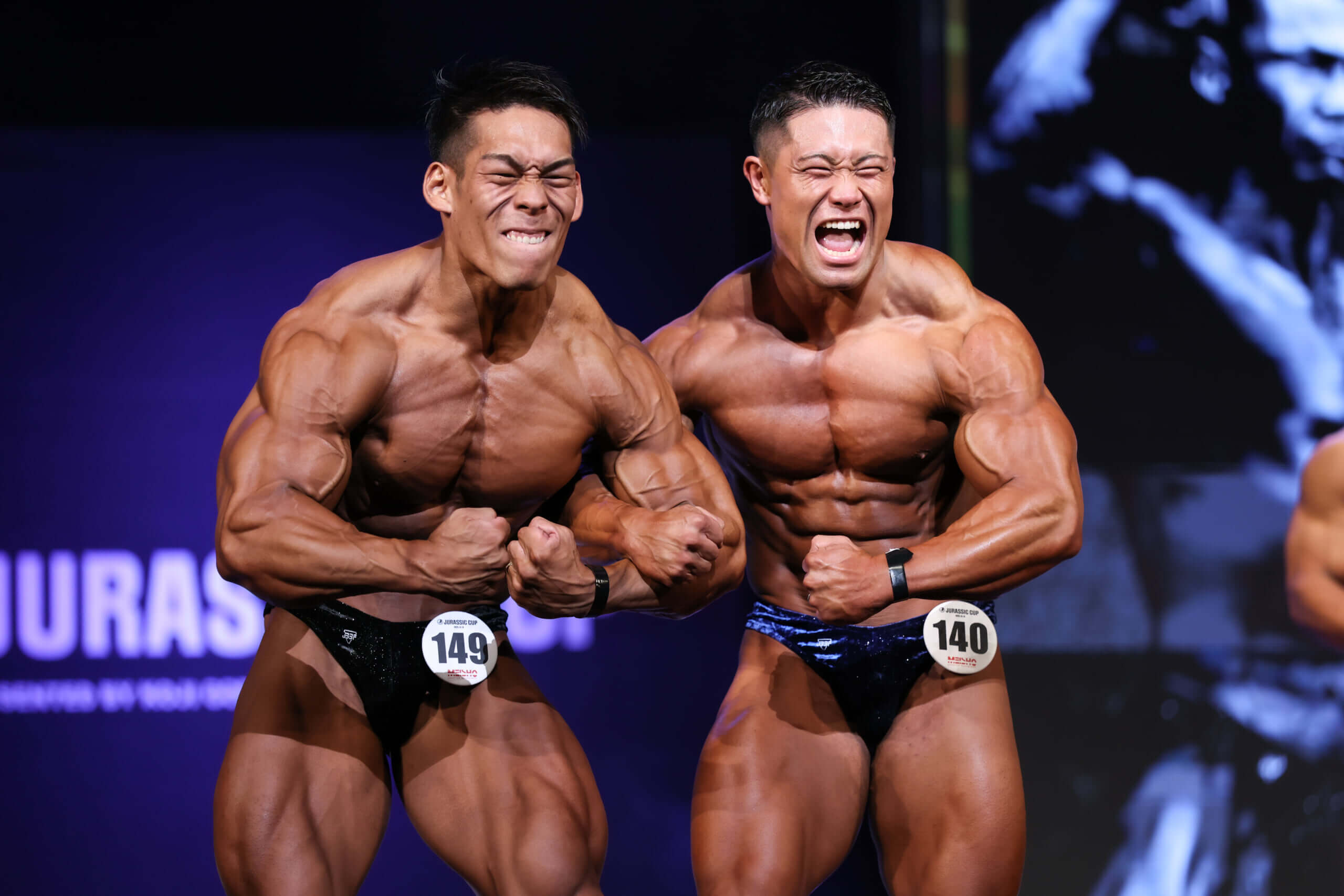 扇谷開登選手（左）と寺山諒選手